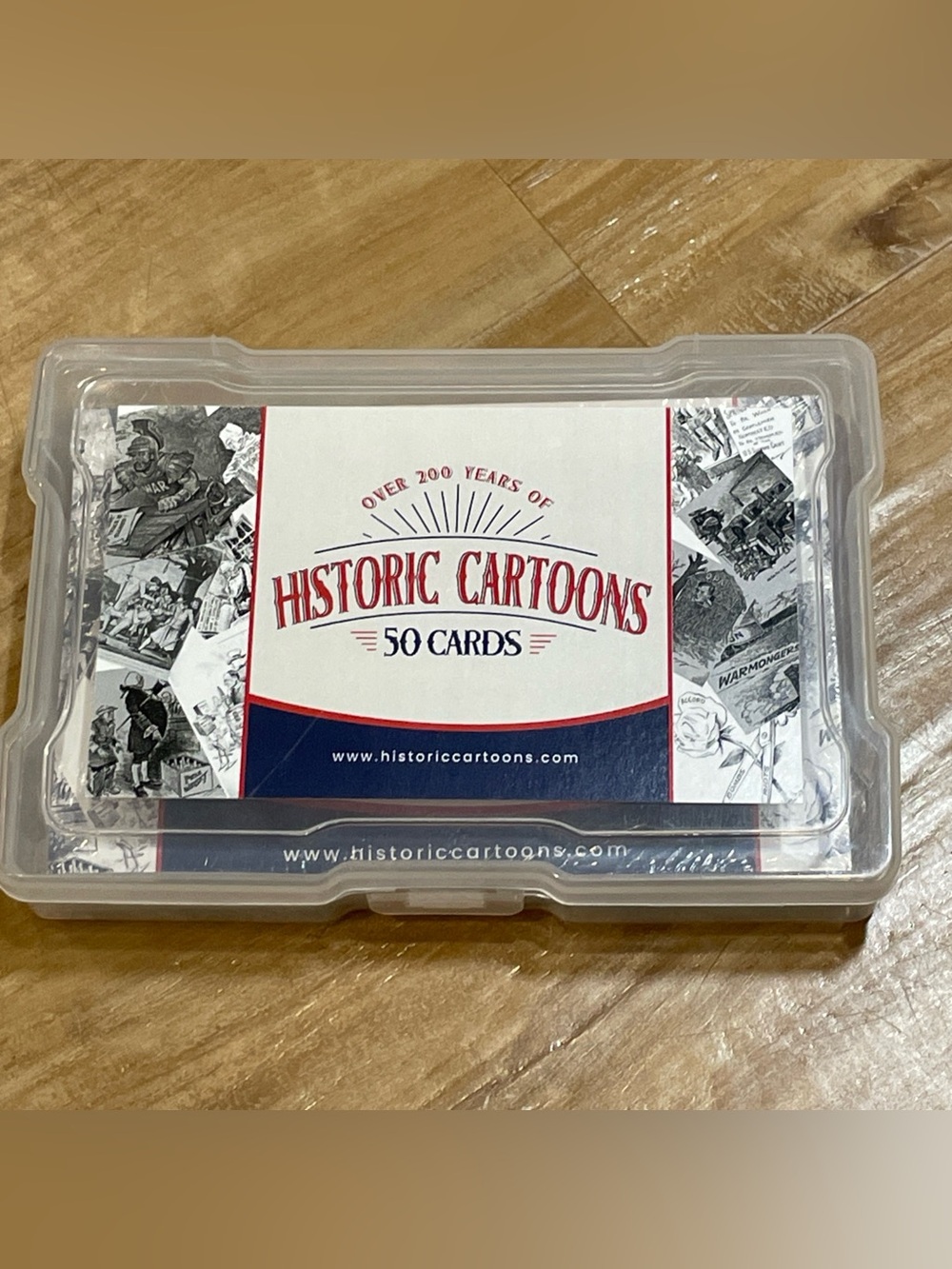 History By Mail -OVER 200 YEARS OF HISTORIC CARTOONS-50 CARD Box SET-postcards